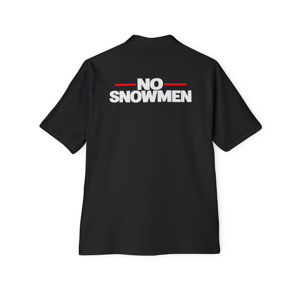 Men's Polo — 'No Snowmen' Golf/Resort Performance Polo