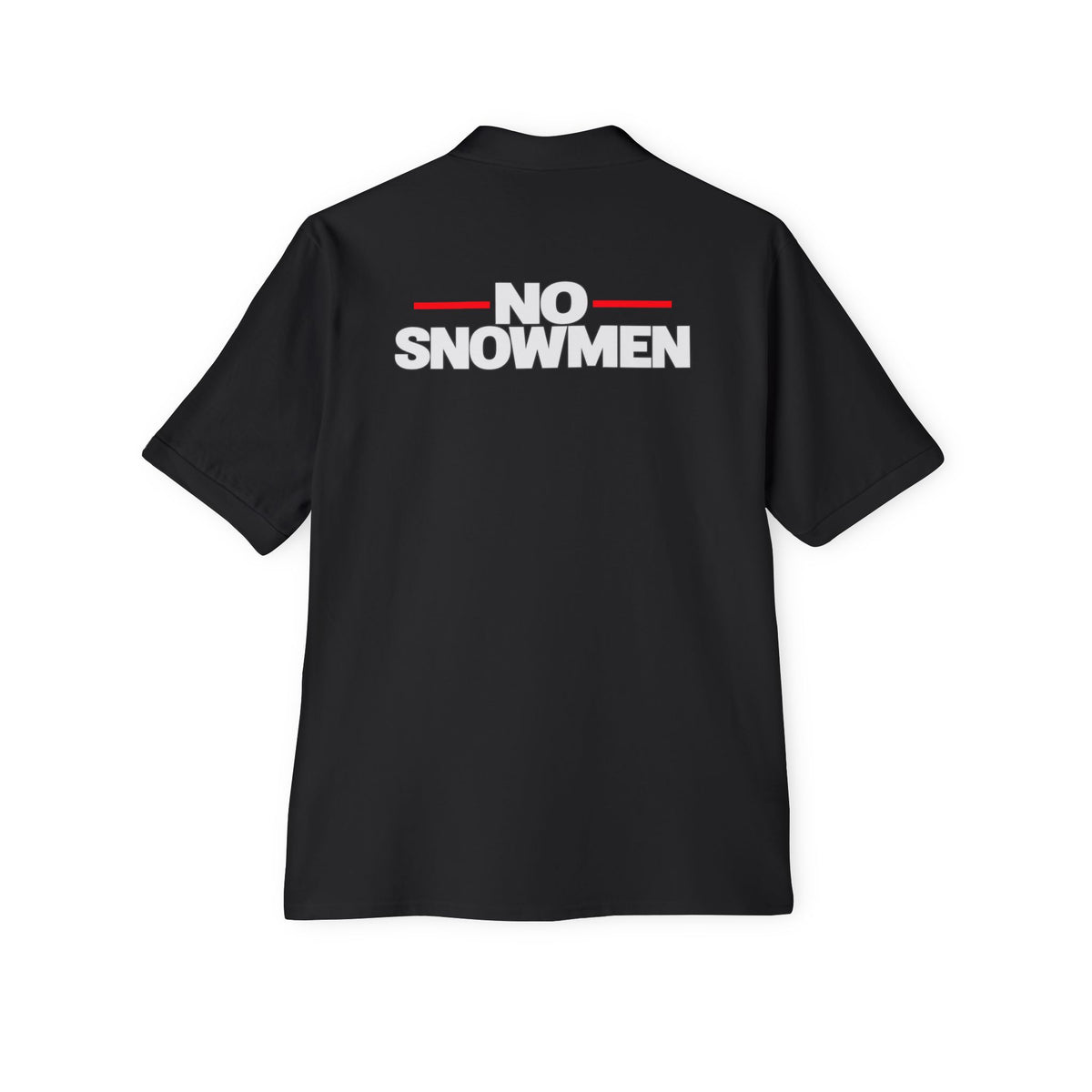 Men's Polo — 'No Snowmen' Golf/Resort Performance Polo