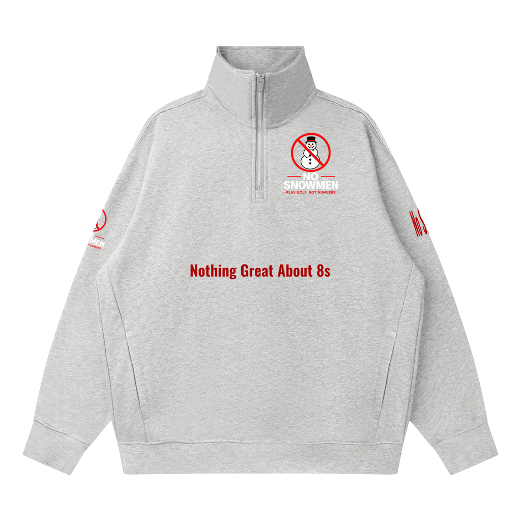 Quarter-Zip Drop Shoulder Sweatshirt