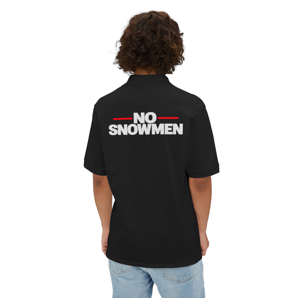 Men's Polo — 'No Snowmen' Golf/Resort Performance Polo