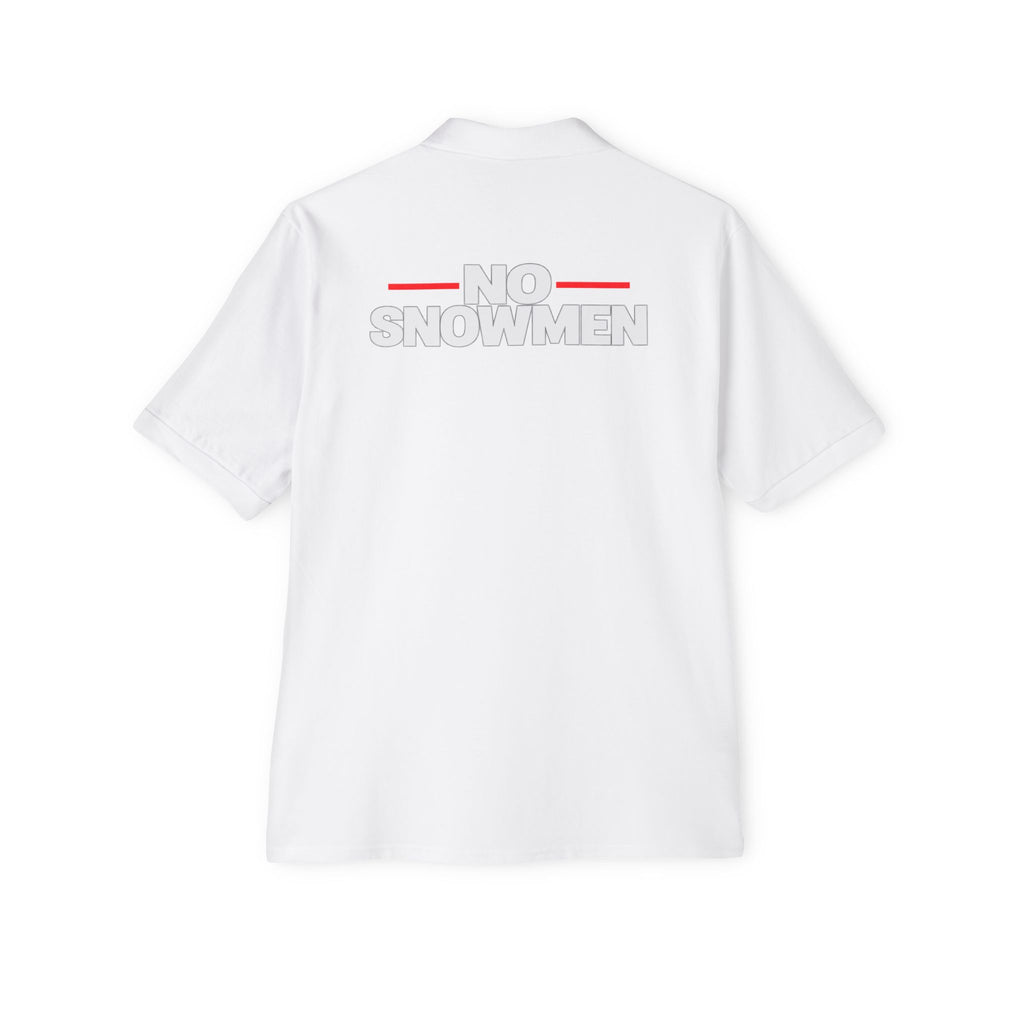 Men's Polo — 'No Snowmen' Golf/Resort Performance Polo
