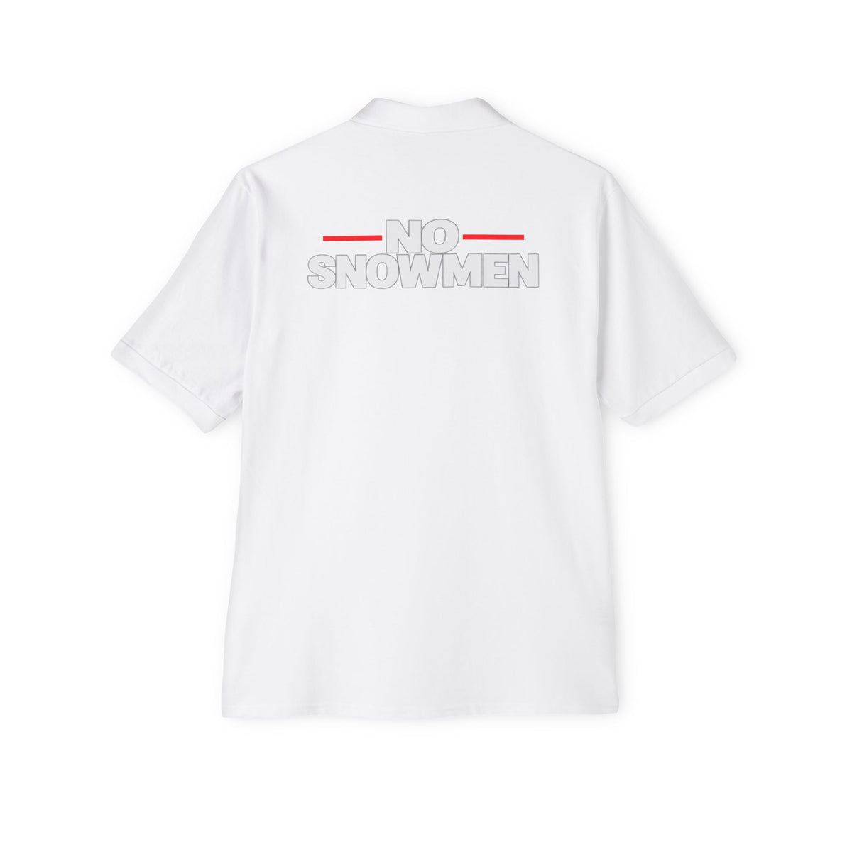 Men's Polo — 'No Snowmen' Golf/Resort Performance Polo