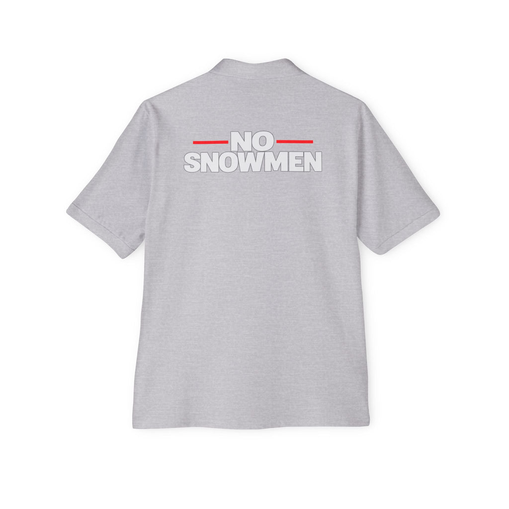 Men's Polo — 'No Snowmen' Golf/Resort Performance Polo