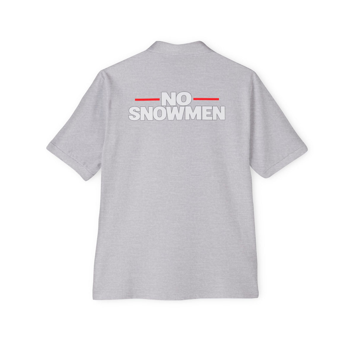 Men's Polo — 'No Snowmen' Golf/Resort Performance Polo