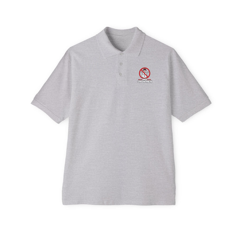 Men's Polo — 'No Snowmen' Golf/Resort Performance Polo