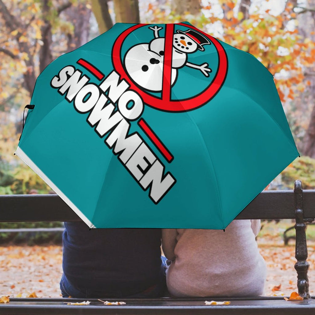 No Snowmen All-Weather Golf Umbrella