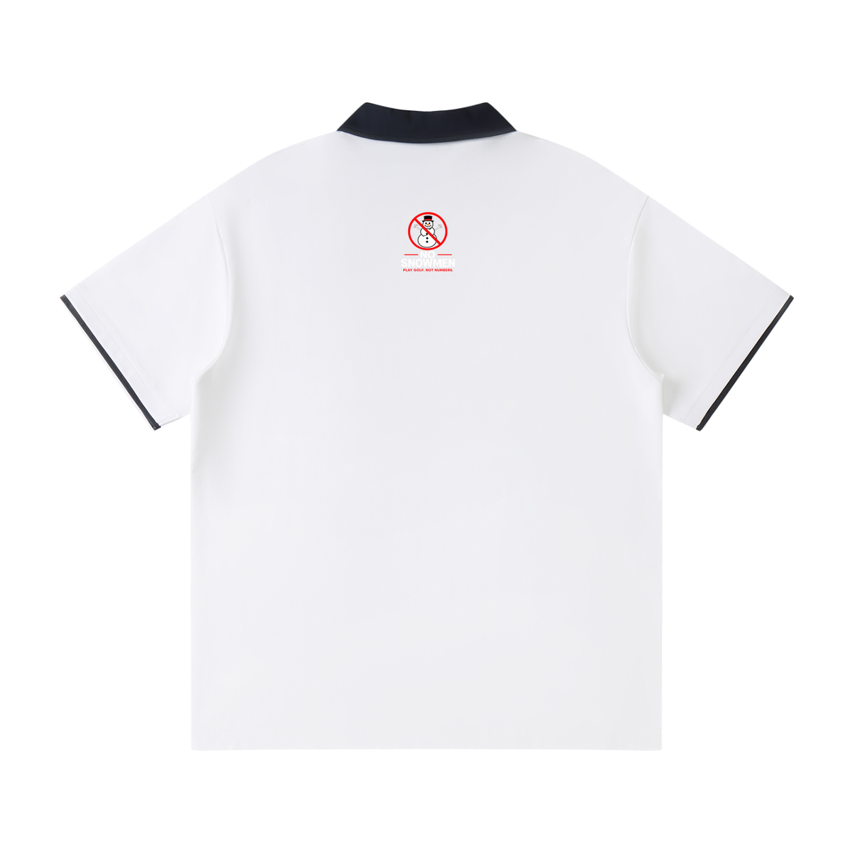 Contrast Collar Raglan Polo Shirt