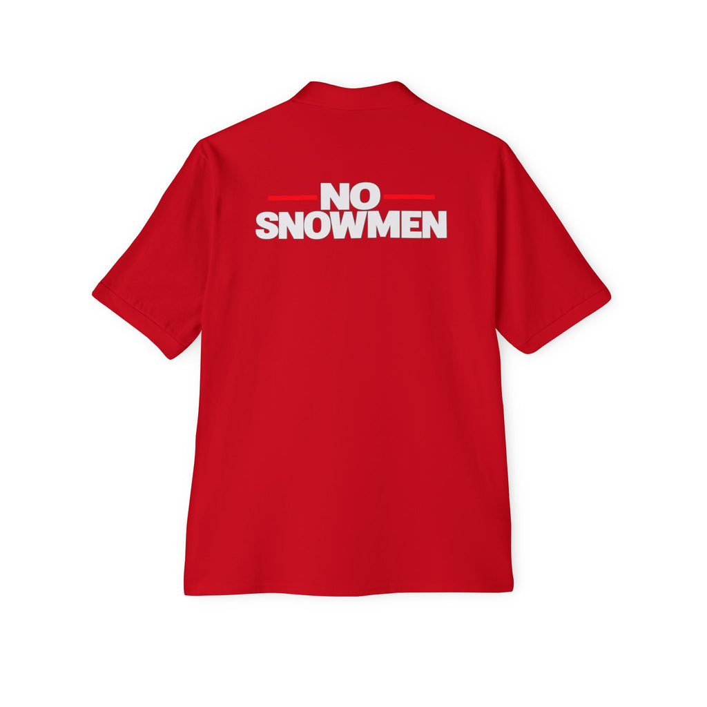 Men's Polo — 'No Snowmen' Golf/Resort Performance Polo