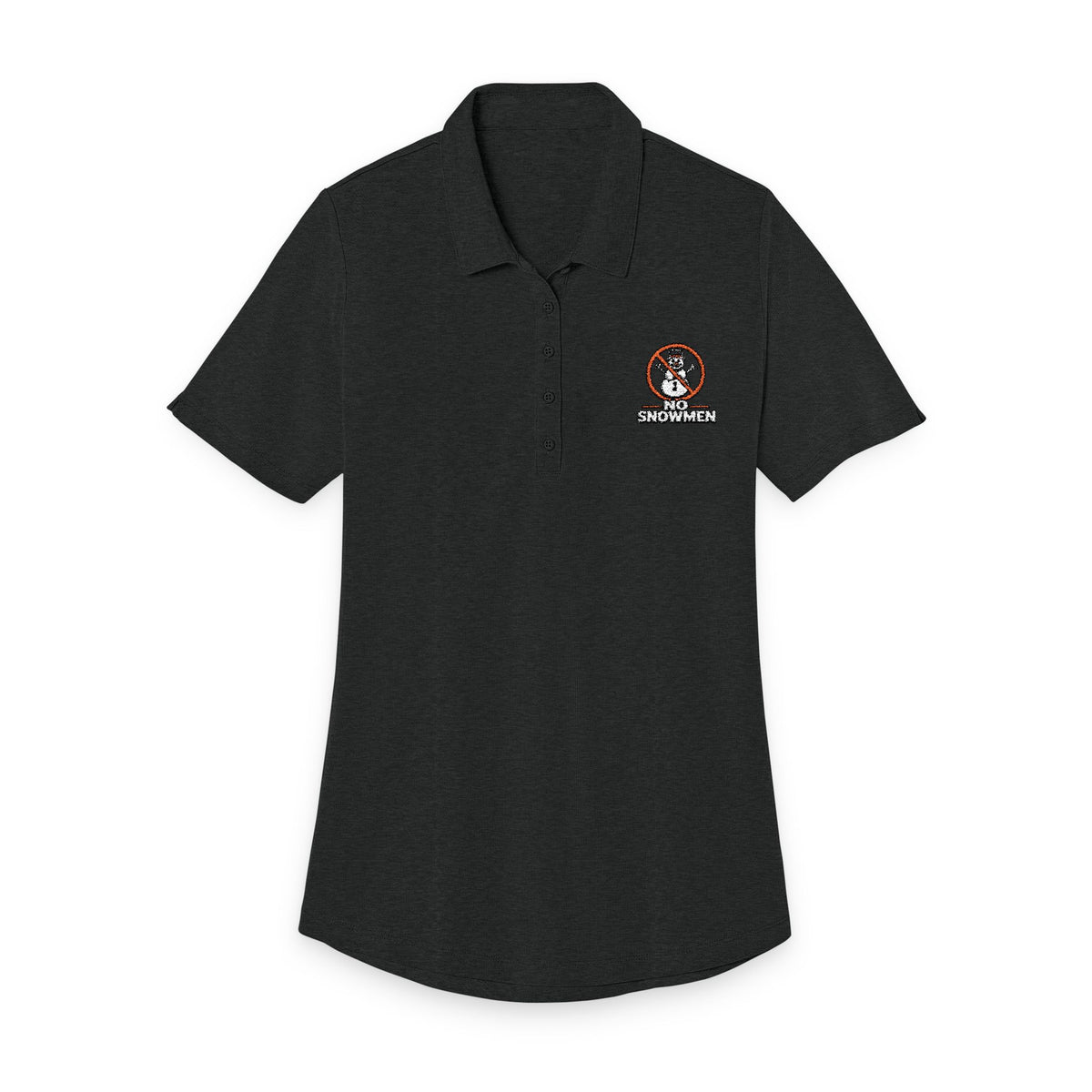 Ladies Polo — Embroidered No Snowmen Logo Performance Shirt