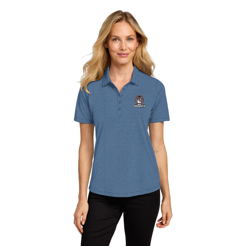 Ladies Polo — Embroidered No Snowmen Logo Performance Shirt
