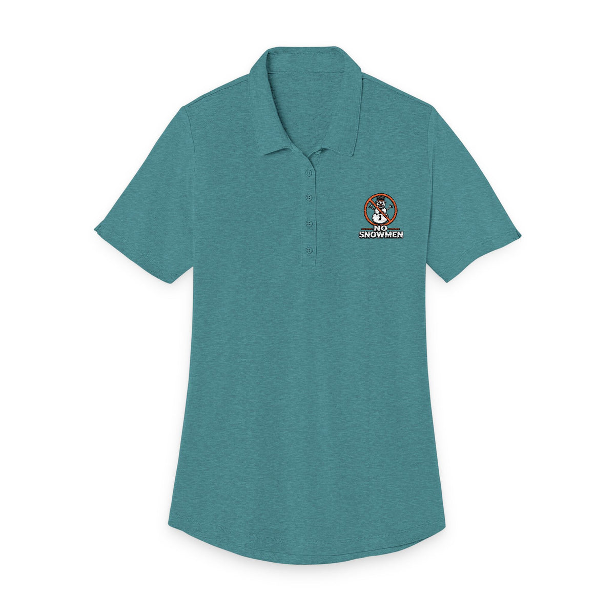 Ladies Polo — Embroidered No Snowmen Logo Performance Shirt