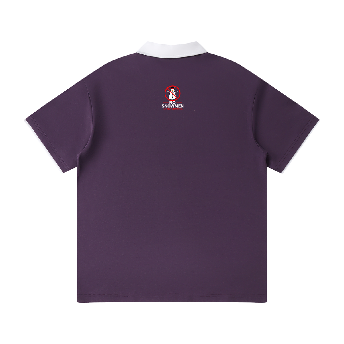 Contrast Collar Raglan Polo Shirt