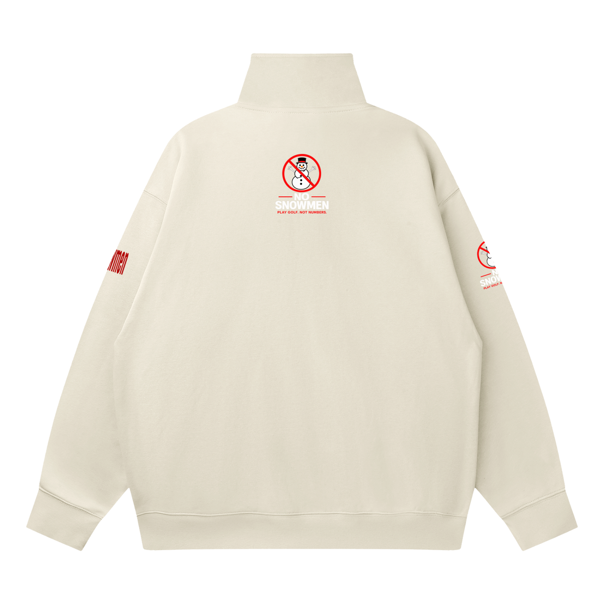 Quarter-Zip Drop Shoulder Sweatshirt