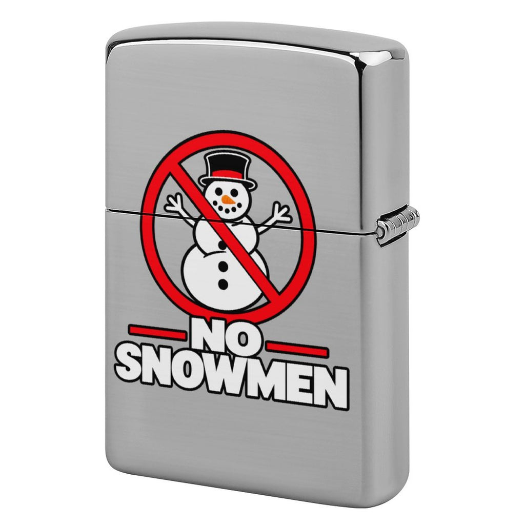 No Snowmen Signature Metal Lighter Cover