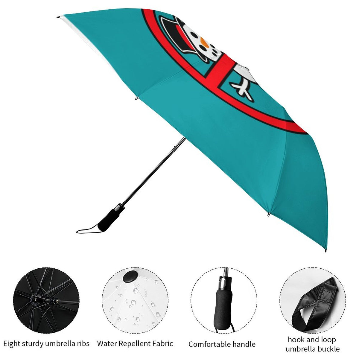 No Snowmen All-Weather Golf Umbrella