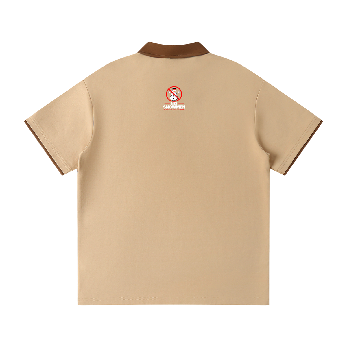 Contrast Collar Raglan Polo Shirt