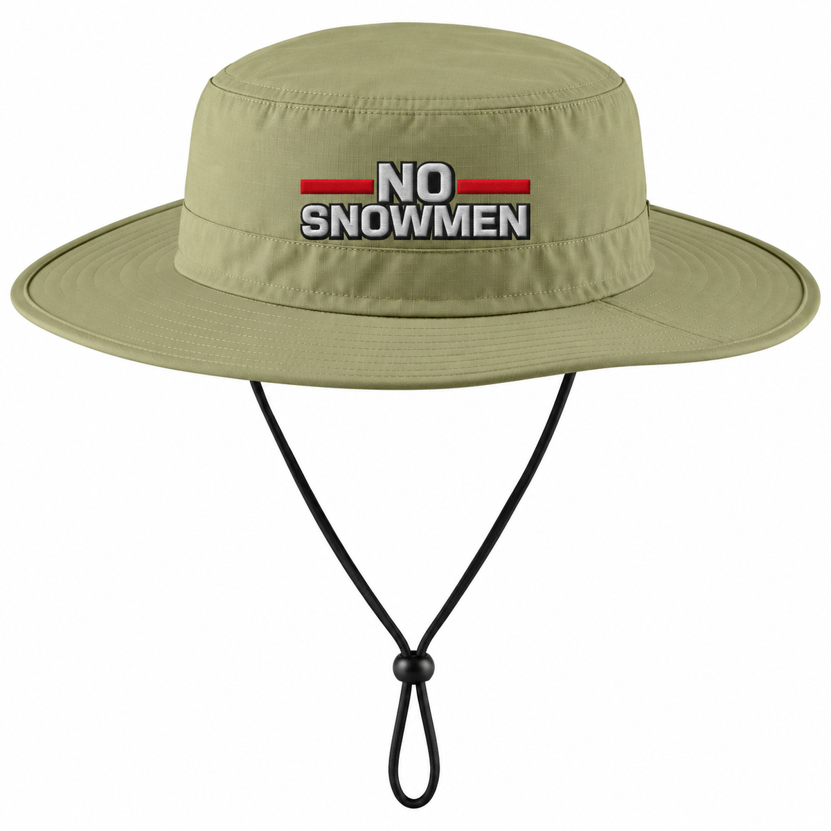 No Snowmen Wide-Brim Putter's Hat